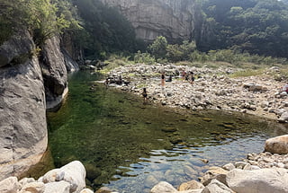 Yunmeng Gorge swim and explore, 2026/09/06