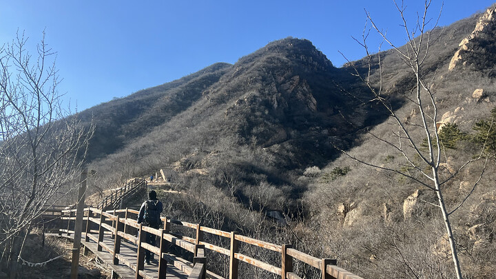 Some of the steps and stairs on the trail to the top