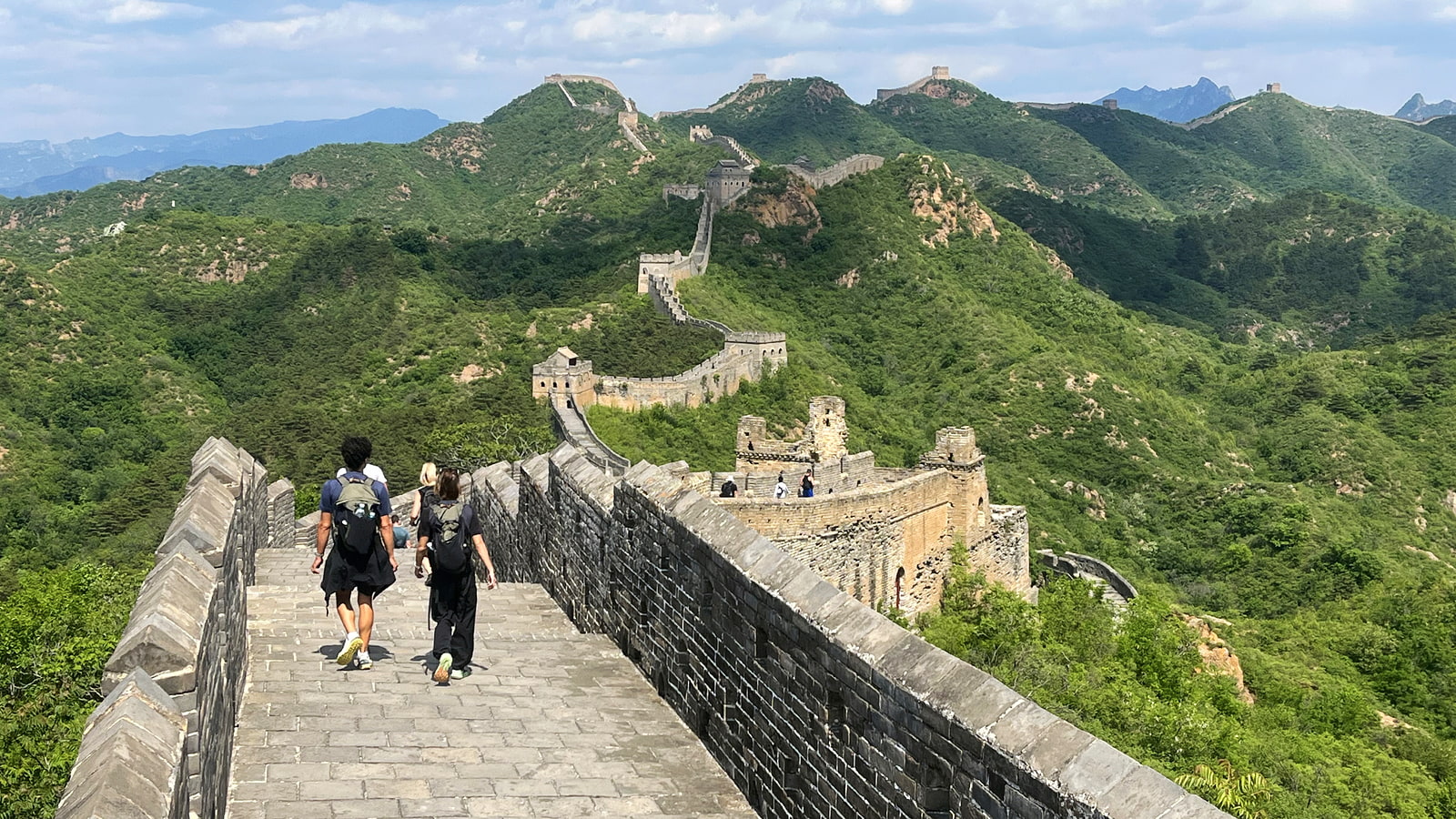 Views over the Jinshanling Great Wall