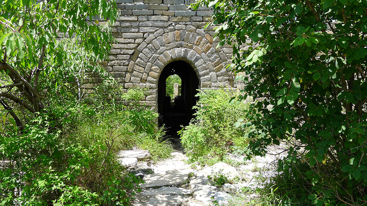An entrance to a tower near the Ox-Horn section