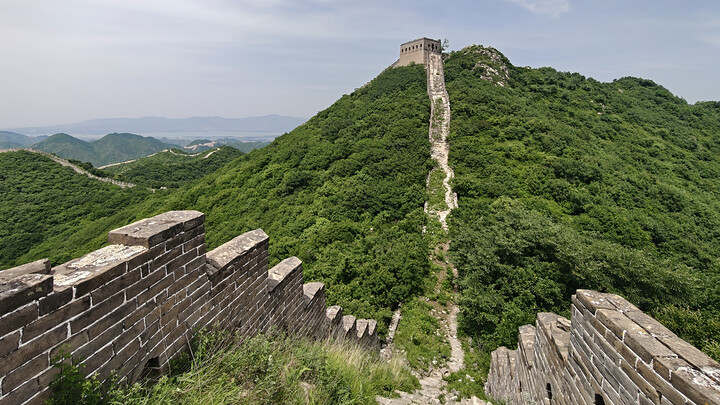 Looking back to the General’s Tower