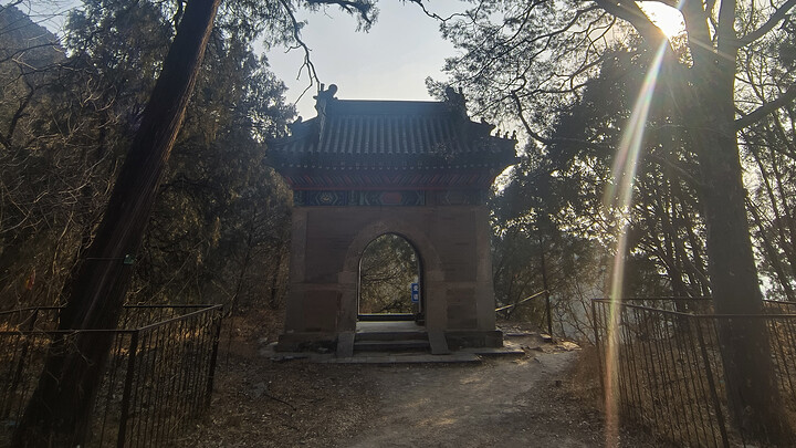 Part of an old temple site.